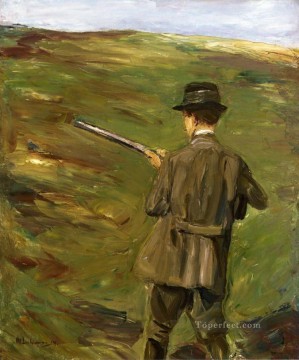 Un cazador en las dunas 1914 Max Liebermann Impresionismo alemán Pinturas al óleo